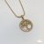18K Gold Filled medál - Életfa
