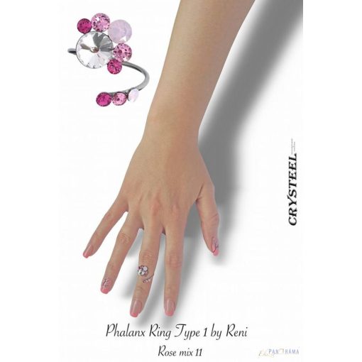 Swanis® kristályos  gyűrű -  Crysteel  Reni 
