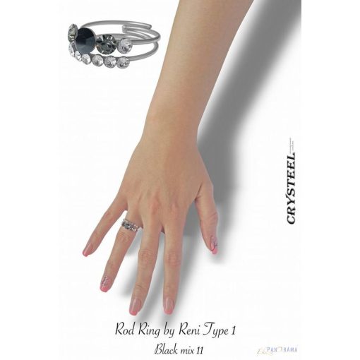 Swanis® gyűrű -  Crysteel Rod ring by Reni